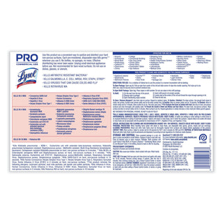 LYSOL® Brand Professional Disinfecting Wipe Bucket, 6 x 8, Lemon and Lime Blossom, 800 Wipes/Bucket, 2 Buckets/Carton (RAC99856CT)
