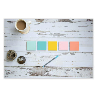 Post-it® Original Pop-up Refill, 3" x 3", Beachside Cafe Collection Colors, 100 Sheets/Pad, 6 Pads/Pack (MMMR330AP)