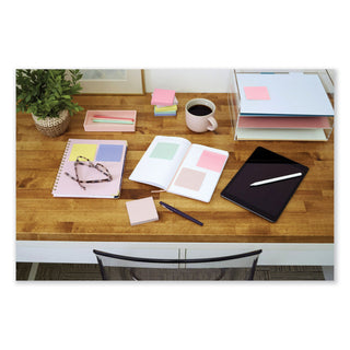 Post-it® Original Pop-up Refill, 3" x 3", Beachside Cafe Collection Colors, 100 Sheets/Pad, 6 Pads/Pack (MMMR330AP)