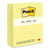 Post-it® Original Pads in Canary Yellow, 3" x 5", 100 Sheets/Pad, 12 Pads/Pack (MMM655YW)