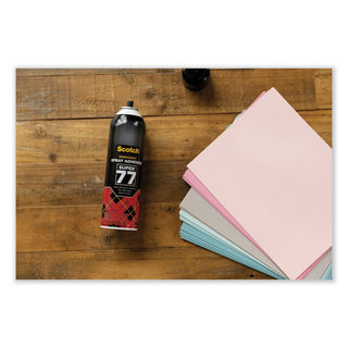 Scotch® Super 77 Multipurpose Spray Adhesive, 13.57 oz, Dries Clear (MMM77)