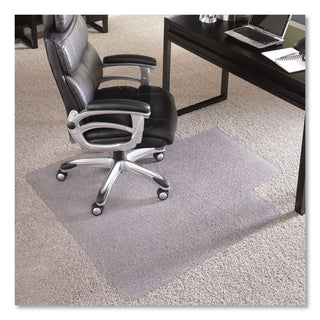 ES Robbins® EverLife Chair Mat for Extra High Pile Carpet with Lip, 46 x 60, Clear (ESR124381)