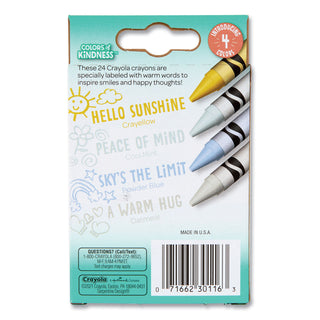 Crayola® Colors of Kindness Crayons, Assorted, 24/Pack (CYO520130)