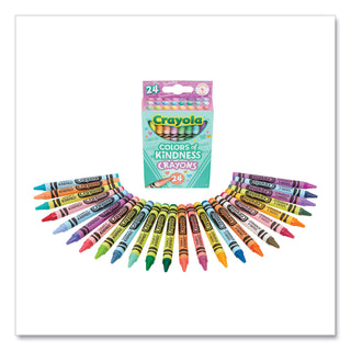 Crayola® Colors of Kindness Crayons, Assorted, 24/Pack (CYO520130)
