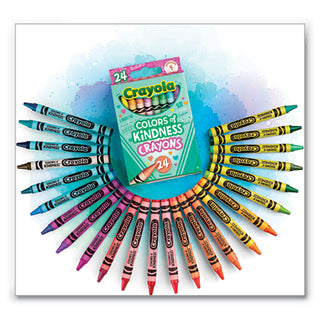 Crayola® Colors of Kindness Crayons, Assorted, 24/Pack (CYO520130)