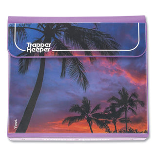 Mead® Trapper Keeper 3-Ring Pocket Binder, 1" Capacity, 11.25 x 12.19, Palm Trees (MEA260038FDE1EC)