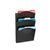 Safco® Steel Wall Pockets, Letter, Three Pocket, 12 x 3 1/4 x 17 1/4 Black (SAF3172BL)