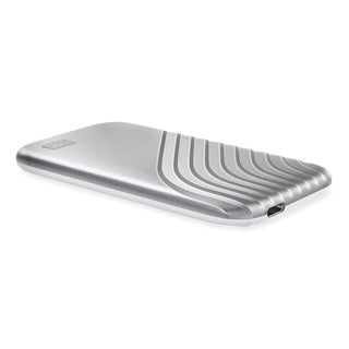 WD MY PASSPORT External Solid State Drive, 1 TB, USB 3.2, Silver (WDCAGF0010BSL)