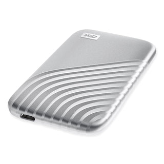WD MY PASSPORT External Solid State Drive, 1 TB, USB 3.2, Silver (WDCAGF0010BSL)