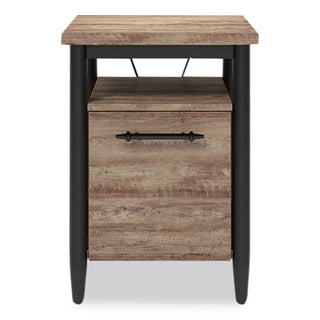 Whalen® Thomasville® Breslyn One-Drawer Vertical File Cabinet, with Shelf, Letter/Legal, Crosscut Hickory, 16" x 20" x 22.2" (WHLBRDFTV)