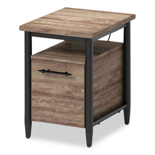 Whalen® Thomasville® Breslyn One-Drawer Vertical File Cabinet, with Shelf, Letter/Legal, Crosscut Hickory, 16" x 20" x 22.2" (WHLBRDFTV)