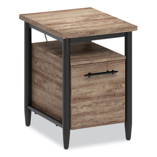 Whalen® Thomasville® Breslyn One-Drawer Vertical File Cabinet, with Shelf, Letter/Legal, Crosscut Hickory, 16" x 20" x 22.2" (WHLBRDFTV)