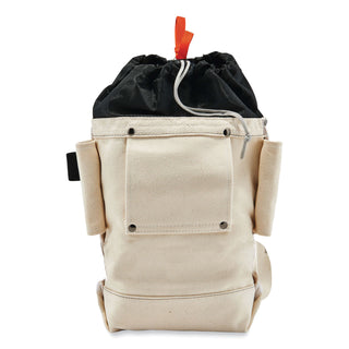 ergodyne® Arsenal 5728 Topped Tall Bolt Bag, 5 x 10 x 13, Canvas, White (EGO14428)
