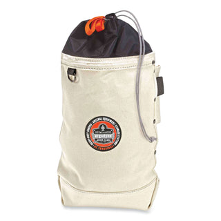 ergodyne® Arsenal 5728 Topped Tall Bolt Bag, 5 x 10 x 13, Canvas, White (EGO14428)