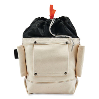 ergodyne® Arsenal 5725 Topped Bolt Bag, 5 x 10 x 9, Canvas, White (EGO14425)