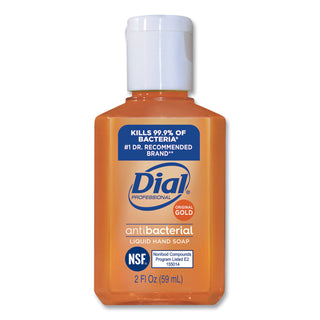Dial® Professional Gold Antibacterial Liquid Hand Soap, Floral, 2 oz, 144/Carton (DIA32966)