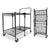 Bostitch® Stowaway Folding Carts, 2 Shelves, 35w x 37.25d x 22h, Black, 250 lb Capacity (BOSBSACLGBLK)