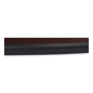NPS® Cafe Table, 36" Diameter x 30h, Round Top/Base, Mahogany Top, Black Base (NPSCT13636RD1MY)