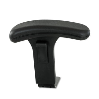 Safco® Height Adjustable T-Pad Arms for Safco Uber Big and Tall Chairs, Black (SAF3496BL)