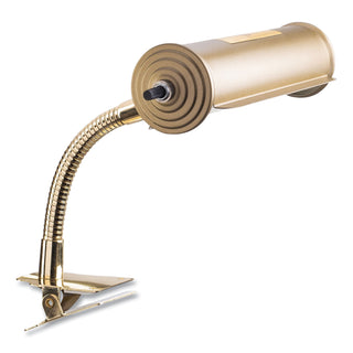 Oklahoma Sound® Brass Reading Light, Gooseneck, 10" High, Gold (NPSBRL)