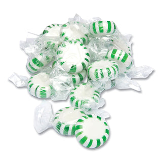 Office Snax® Candy Assortments, Spearmint Candy, 1 lb Bag (OFX00655)