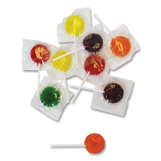 Office Snax® Lick Stix Suckers, Randomly Assorted Flavors, 1.85 lb/Bag (OFX00653)