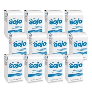 GOJO® Premium Lotion Soap, Waterfall, 800 mL Bag-in-Box Refill, 12/Carton (GOJ910612CT)
