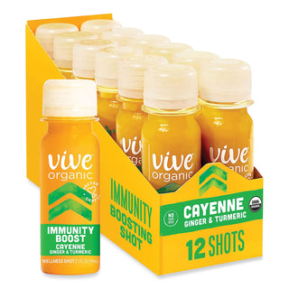 Vive® Organic Immunity Boost Cayenne, 2 oz Bottle, 12/Pack (GRR34800002)