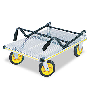 Safco® Stow-Away Platform Truck, 900 lb. Capacity, 24&quot;w x 35 1/4&quot;d Platform (SAF4053NC)