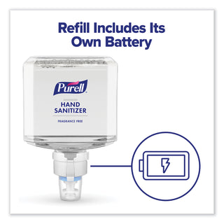 PURELL® ES8 Touch Free Hand Sanitizer Dispenser, 1200 mL, 5.25" x 8.56" x 12.13", Graphite (GOJ772401)