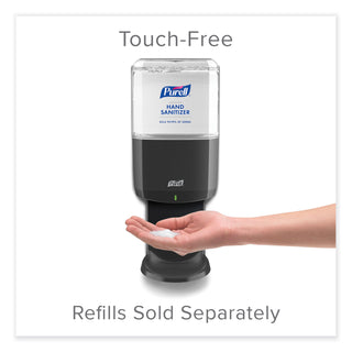 PURELL® ES8 Touch Free Hand Sanitizer Dispenser, 1200 mL, 5.25" x 8.56" x 12.13", Graphite (GOJ772401)
