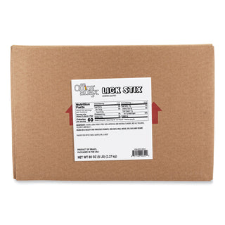 Office Snax® Lick Stix Suckers, Randomly Assorted Flavors, 5 lb Bag (OFX00654)