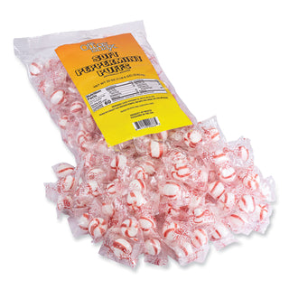 Office Snax® Candy Assortments, Soft Peppermint Puffs, 22 oz Bag (OFX00666)