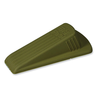 Master Caster® Big Foot Doorstop, No Slip Rubber Wedge, 2 1/4w x 4 3/4d x 1 1/4h, Beige (MAS00900)