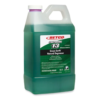Betco® FASTDRAW Natural Degreaser, Concentrate Liquid, 67.6 fl oz (2.1 quart), 4/Carton, Dark Green (BET2174700CT)
