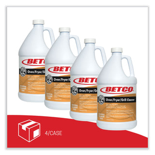 Betco® Oven Fryer Grill Cleaner, Characteristic Scent, 1 gal Bottle, 4/Carton (BET10010400)