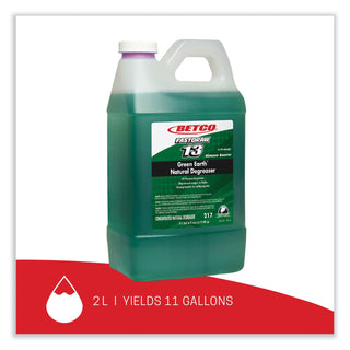 Betco® FASTDRAW Natural Degreaser, Concentrate Liquid, 67.6 fl oz (2.1 quart), 4/Carton, Dark Green (BET2174700CT)