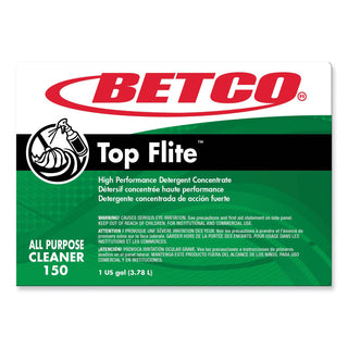 Betco® Top Flite All-Purpose Cleaner, Mint Scent, 1 gal Bottle, 4/Carton (BET1500400)