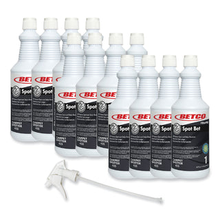 Betco® FiberPro Spot Bet Stain Remover, Country Fresh Scent, 32 oz Bottle, 12/Carton (BET4251200)