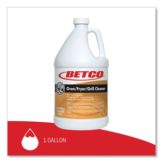 Betco® Oven Fryer Grill Cleaner, Characteristic Scent, 1 gal Bottle, 4/Carton (BET10010400)