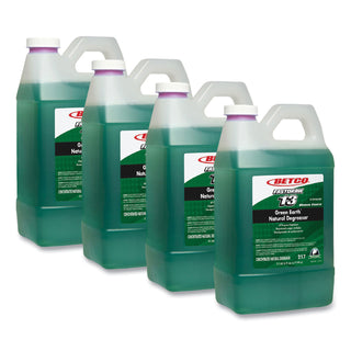 Betco® FASTDRAW Natural Degreaser, Concentrate Liquid, 67.6 fl oz (2.1 quart), 4/Carton, Dark Green (BET2174700CT)