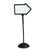 Safco® Double-Sided Arrow Sign, Dry Erase Magnetic Steel, 25 1/2 x 17 3/4, Black Frame (SAF4173BL)