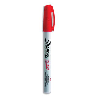 Sharpie® Permanent Paint Marker, Fine Bullet Tip, Red (SAN35535)