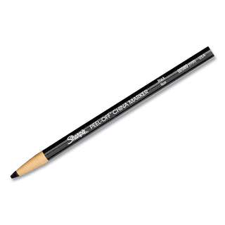 Sharpie® Peel-Off China Markers, Black, Dozen (SAN2089)