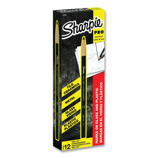 Sharpie® Peel-Off China Markers, Black, Dozen (SAN2089)