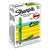 Sharpie® Pocket Style Highlighters, Chisel Tip, Fluorescent Green, Dozen (SAN27026)