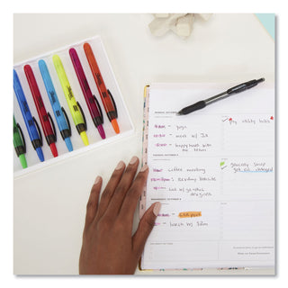 Sharpie® Retractable Highlighters, Chisel Tip, Assorted Colors, 8/Set (SAN28101)