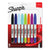 Sharpie® Twin-Tip Permanent Marker, Fine/Extra-Fine Bullet Tip, Assorted Colors, 8/Set (SAN33861PP)