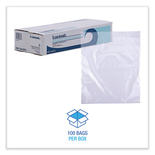 Boardwalk® Reclosable Food Storage Bags, 2 gal, 1.75 mil, 13" x 15", Clear, 100/Box (BWK2GALBAG)