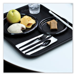 Boardwalk® Heavyweight Wrapped Polystyrene Cutlery, Fork, Black, 1,000/Carton (BWKFORKHWPSBIW)